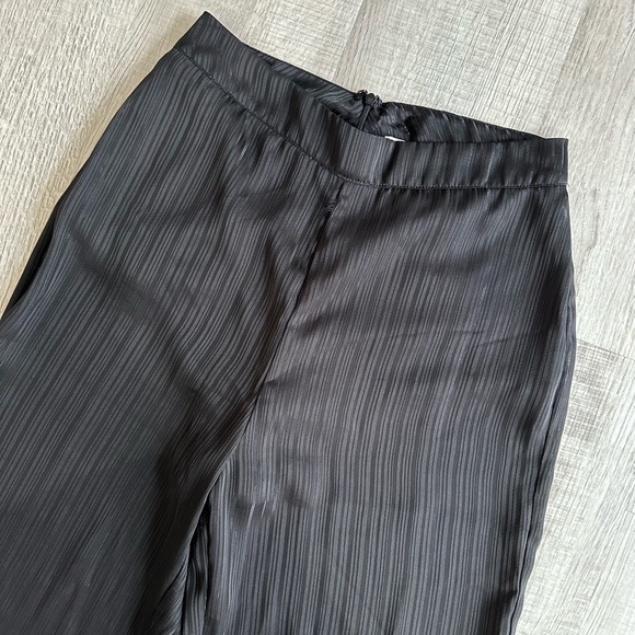 Revolve Lovers + Friends Black High Waisted Wide Leg Pant - Picture 3 of 7
